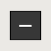 Square black button with white minus icon in the center